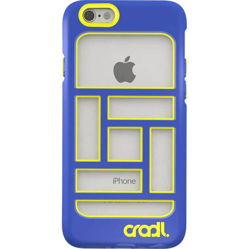 Blocks iPhone 6 case cobalt-lightning back (cropped)